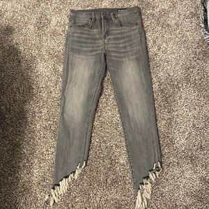 Blank NYC fringe denim